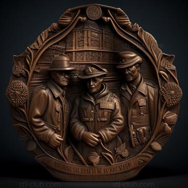 3D модель Игра Банды Лондона (STL)